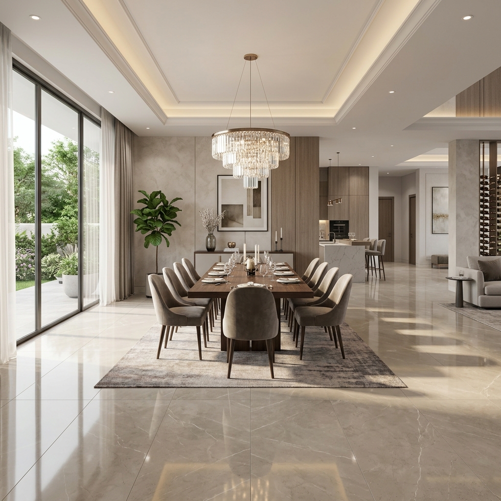 Concrete Look GVT Tiles