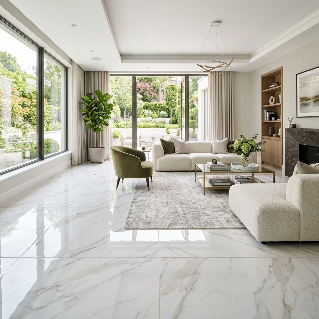 Stone Finish GVT Tiles